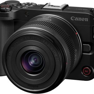كاميرا Canon EOS R50 V بدون مرآة مع عدسة RF-S14-30mm F4-6.3 IS STM PZ