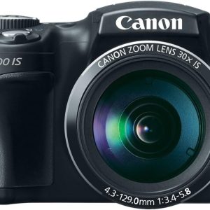 كاميرا Canon PowerShot SX500 IS رقمية بدقة 16 ميجابكسل مع تقريب بصري 30x