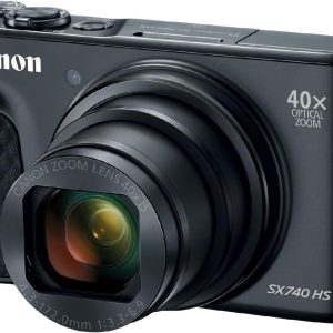 كاميرا Canon PowerShot SX740 HS رقمية، سوداء