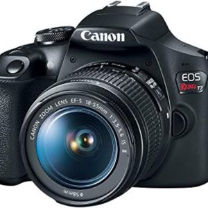 كاميرا Canon EOS Rebel T7 DSLR مع عدسة 18-55mm، واي فاي مدمج، 24.1 ميجابكسل