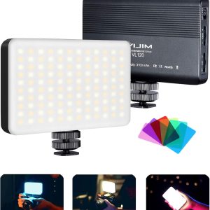 إضاءة فيديو صغيرة VIJIM VL120 ببطارية قابلة للشحن وإضاءة ثنائية اللون