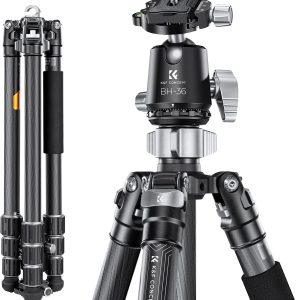 K&F CONCEPT X-Series 68" Carbon Fiber Camera X284C4+BH-36, Red