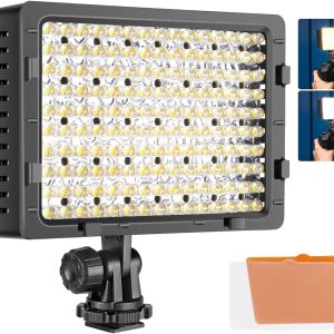 لوح إضاءة NEEWER CN-160 LED عالي السطوع قابل لتعديل الشدة الرقمية