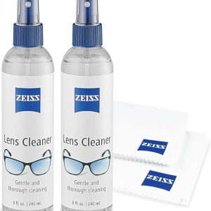طقم تنظيف ZEISS للعدسات – 2 بخاخ 8 أونصات + مناديل مايكروفايبر