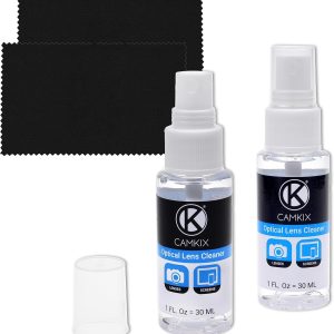 طقم تنظيف العدسات والشاشات Camkix مع عبوتي بخاخ