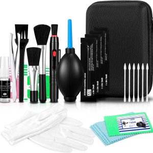 طقم تنظيف عدسات الكاميرا للكاميرات DSLR وMirrorless